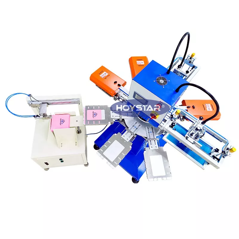 Mesin Cetak Skrin Napkin 2 Warna Automatik